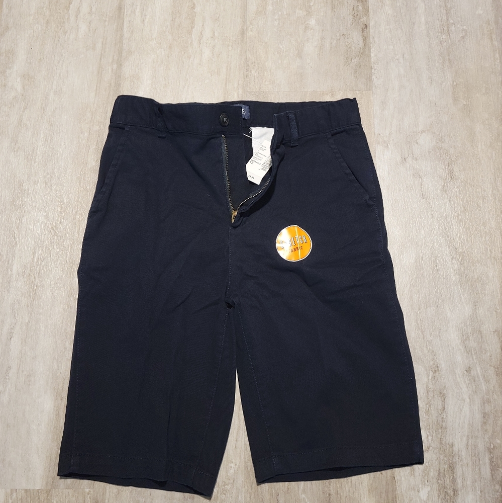 Navy blue boy uniform shorts
